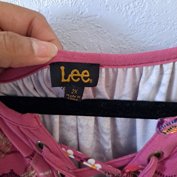 Magenta Floral Lee Blouse - Picture 5 of 7